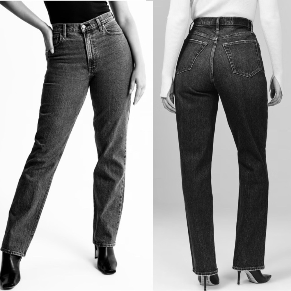 Abercrombie & Fitch The 90s Straight Ultra High Rise Curve Love